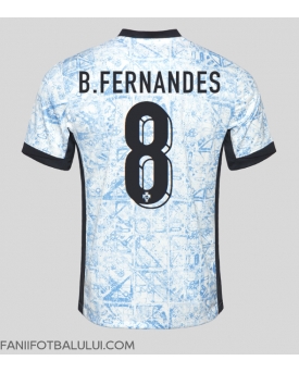 Portugalia Bruno Fernandes #8 Tricou Fotbal Replică European 2024 Barbati Deplasare